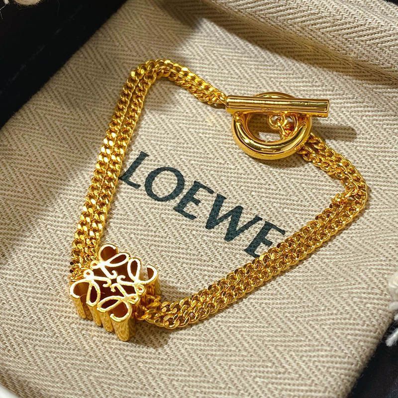 Very popular: Loewe single replica anagram bracelet loh58380