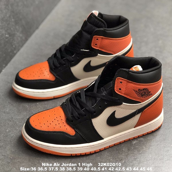 Nike Air Jordan 1 Replica Retro High OG Black/Starfish 555088-005 Nike Air Jordan 1 Replica Retro High OG Black/Starfish 555088-005