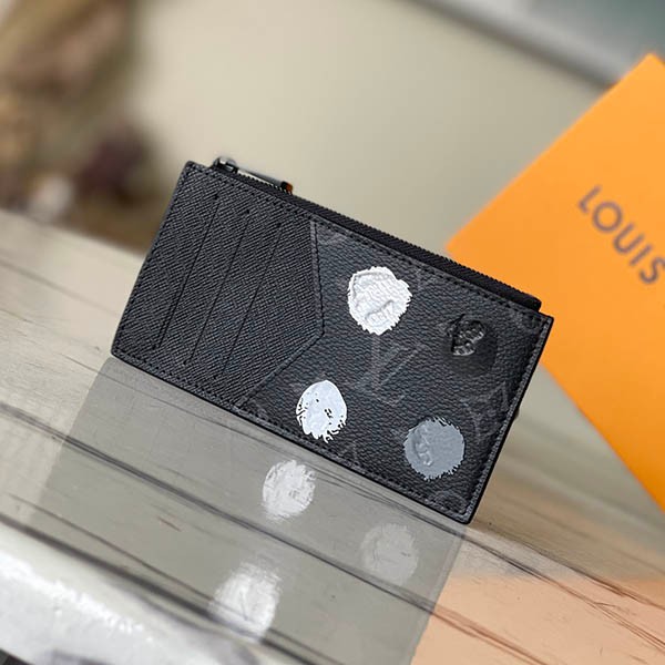 [Yayoi Kusama collaboration?]Louis Vuitton replica card holder coin purse M81930