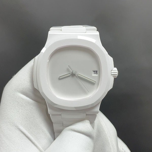 Patek Philippe Nautilus Aet Remould II White Space 5711 All Ceramic Bracelet Replica