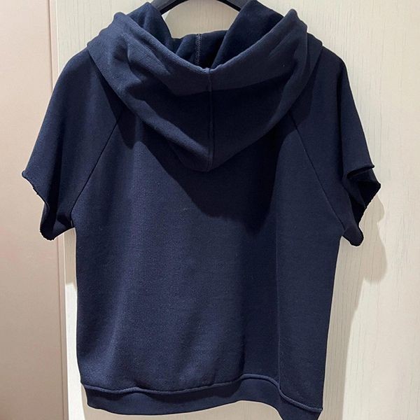 24Summer? Dior ◆ Short sleeve fake hooded sweatshirt 423S25A4117
