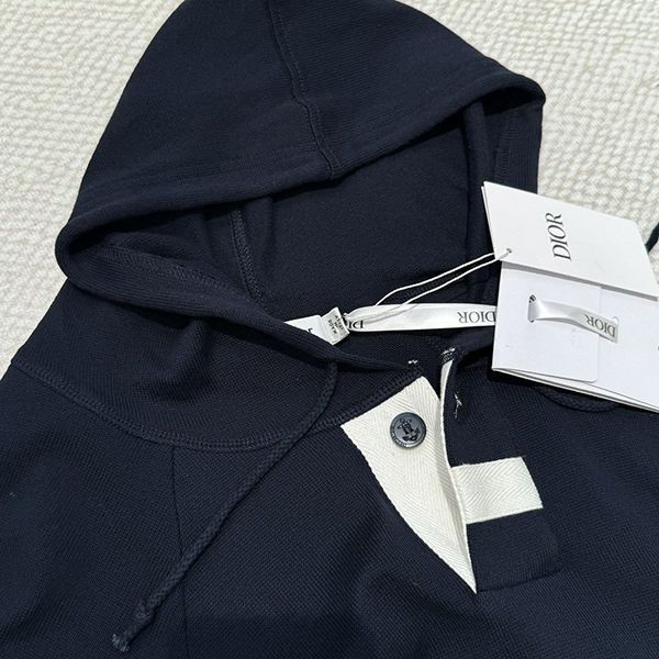 24Summer? Dior ◆ Short sleeve fake hooded sweatshirt 423S25A4117