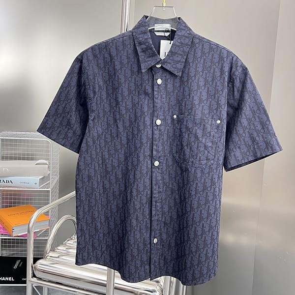 Dior short sleeve overshirt replica 243D589AY517, sure to sell out Dior short sleeve overshirt replica 243D589AY517, sure to sell out