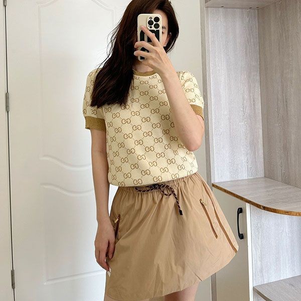 High quality Gucci bouclé wool jacquard top guf88051 High quality Gucci bouclé wool jacquard top guf88051