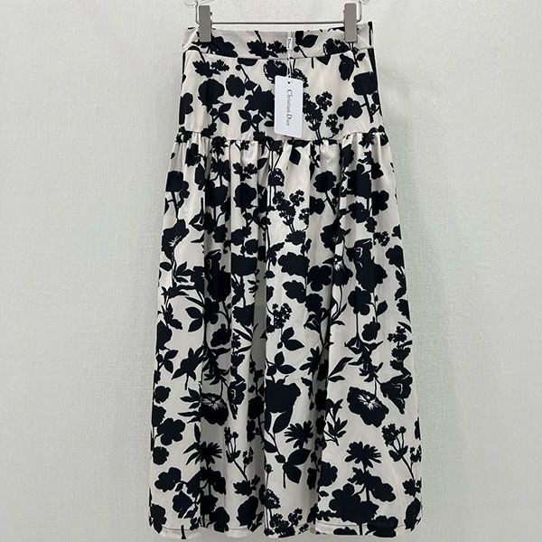Cheap Dior Floral Cotton Replica Skirt with Tracking dej35325