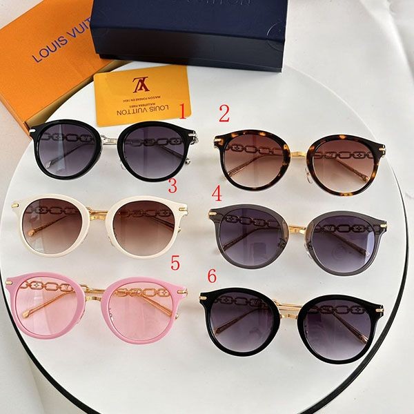 Louis Vuitton Sunglasses Replica LV GO-14 Round Z2378E vun44631
