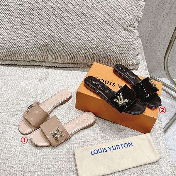 [Stylish and simple]Louis Vuitton LV gold buckle sandals replica vua09138