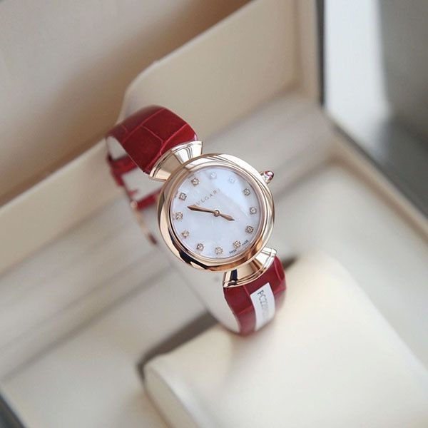 Attention ★ Bulgari Watch Diva Super Copy Dream Gold Bur57887