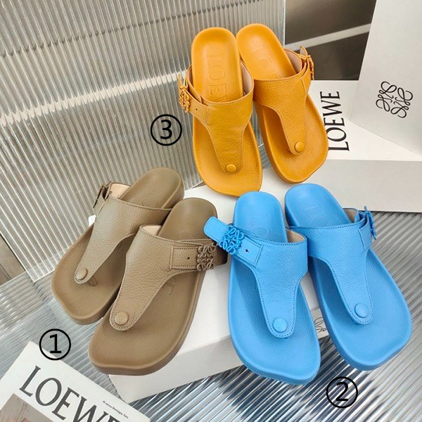 Rare Loewe EASE Sandals Replica 3 colors loa03886 Rare Loewe EASE Sandals Replica 3 colors loa03886