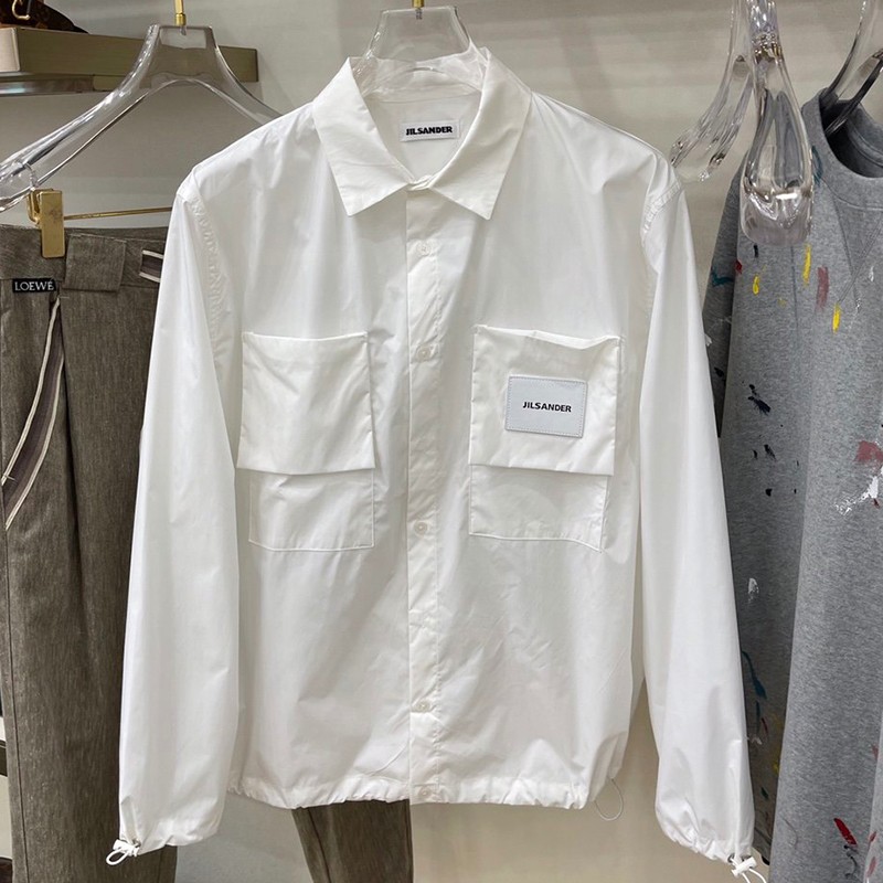 Extremely rare! Jil Sander shirt replica ★ Detachable sleeves, patch pockets Jip68029 Extremely rare! Jil Sander shirt replica ★ Detachable sleeves, patch pockets Jip68029