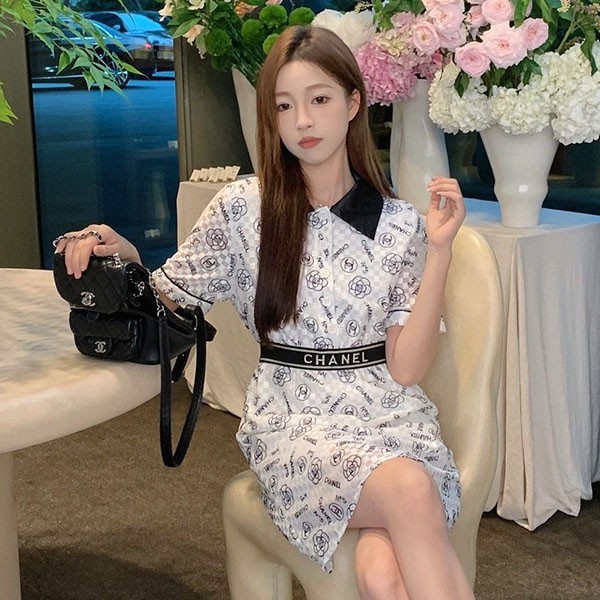Very popular: Chanel pocket design cute dress replica shc81818