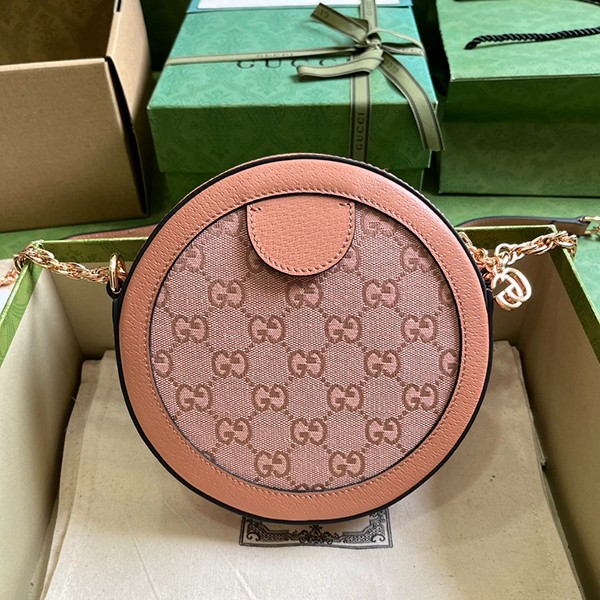 Free shipping Gucci Mini Round GG Ophidia Shoulder Bag Replica 550618