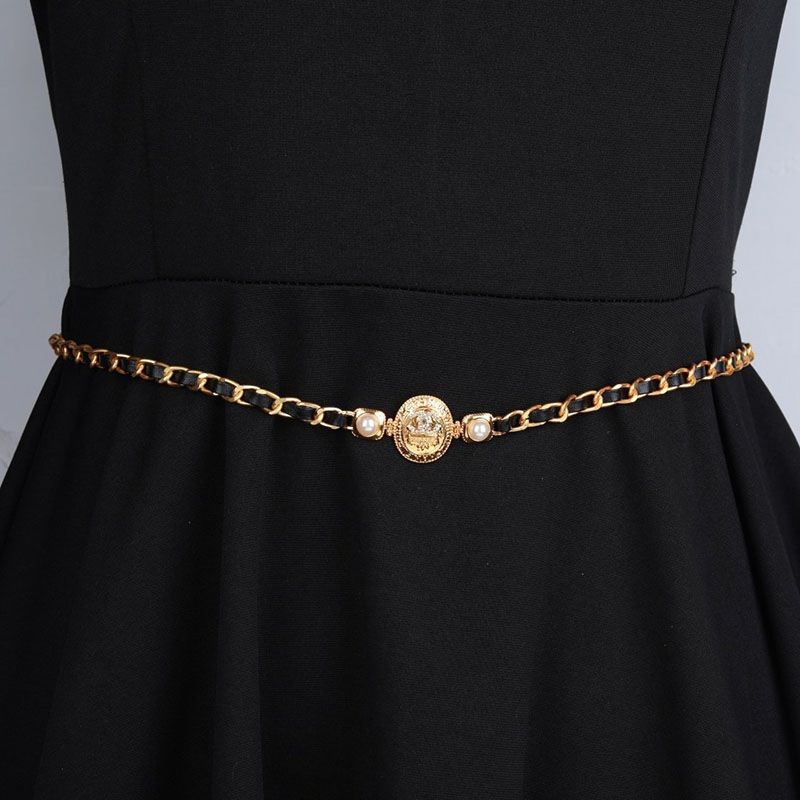 Rare Chanel Metal Lambskin Belt Replica shk62805