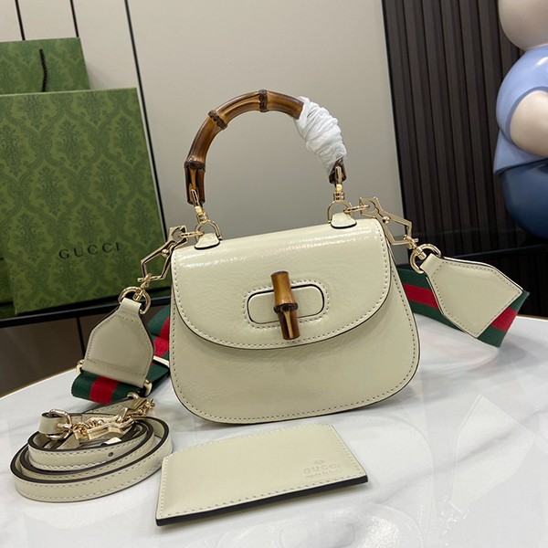 [Gucci Bamboo 1947 Replica] Mini Top Handle Bag guf31053