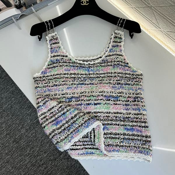 High quality Chanel copy summer knit vest short shh09920