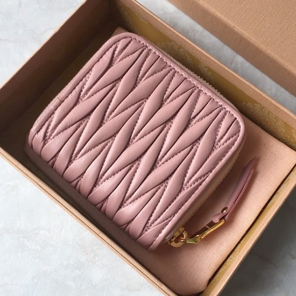 Free shipping Miu Miu card case fake card holder coin case myy86921