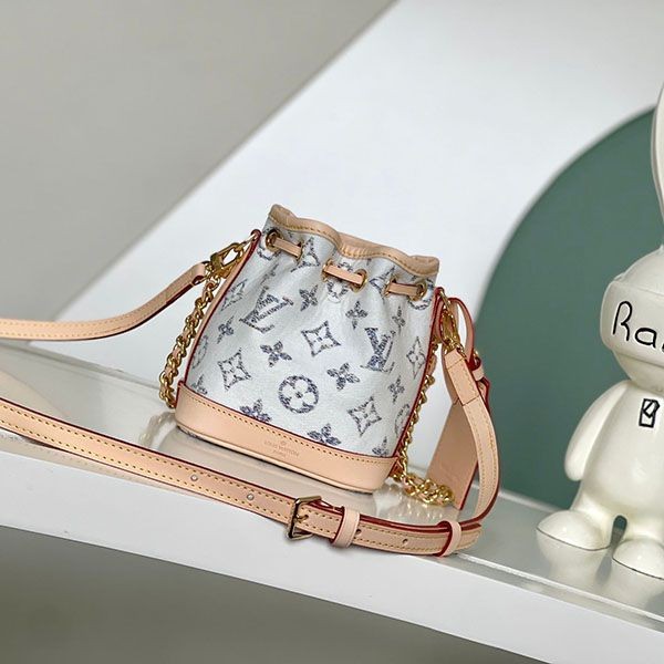 Immediate deliveryLouis Vuitton Nano Noe Monogram Shoulder Bag Cheap M83453