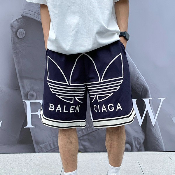 Immediate delivery Balenciaga Adidas stripe detail track pants replica bao30843