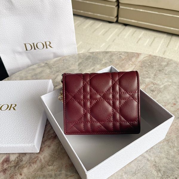 Extremely eye-catching! Dior Lady Dior mini wallet grade n dej57852 Extremely eye-catching! Dior Lady Dior mini wallet grade n dej57852