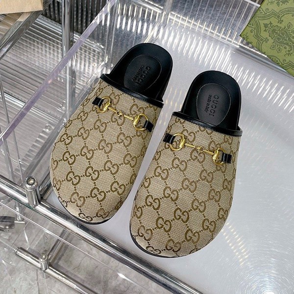 Gucci Horsebit GG Men's Slippers Replica gue09822 Gucci Horsebit GG Men's Slippers Replica gue09822