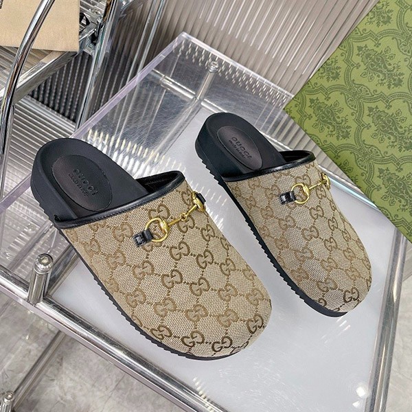 Gucci Horsebit GG Men's Slippers Replica gue09822