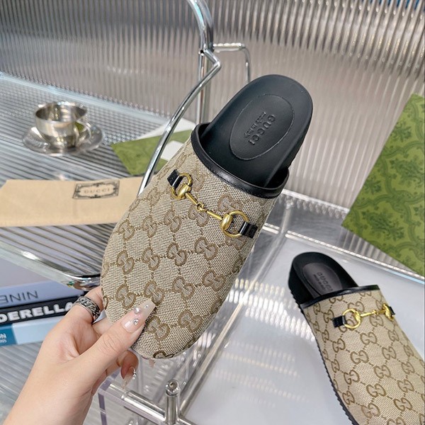 Gucci Horsebit GG Men's Slippers Replica gue09822