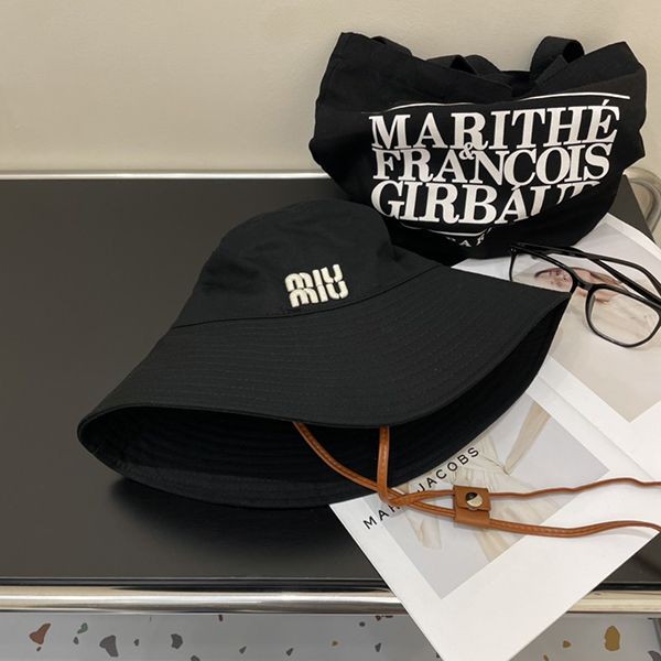 [?Explosive cuteness?] Miu Miu replica bucket hat with embroidered logo and drill myc78726