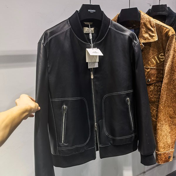 Very popular!! New color Hermes leather jacket replica deerskin erc76368 Very popular!! New color Hermes leather jacket replica deerskin erc76368