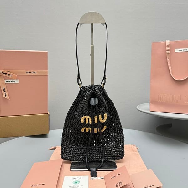 Super low price! Miu Miu woven fabric mini bag replica myn06446 Super low price! Miu Miu woven fabric mini bag replica myn06446