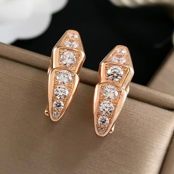 Cheap Bvlgari SERPENTI VIPER 18K Replica Diamond Earrings But29574 with Tracking Cheap Bvlgari SERPENTI VIPER 18K Replica Diamond Earrings But29574 with Tracking