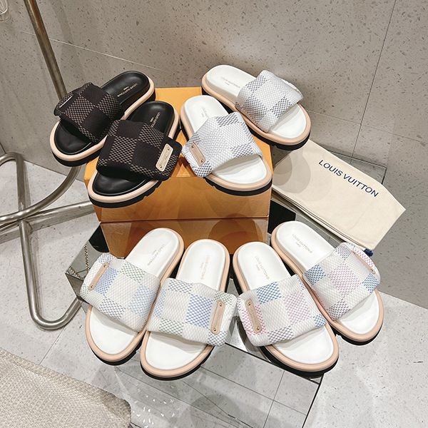 [Fashionable]Louis Vuitton Pool Pillow Line Mules Replica 1ACJVH