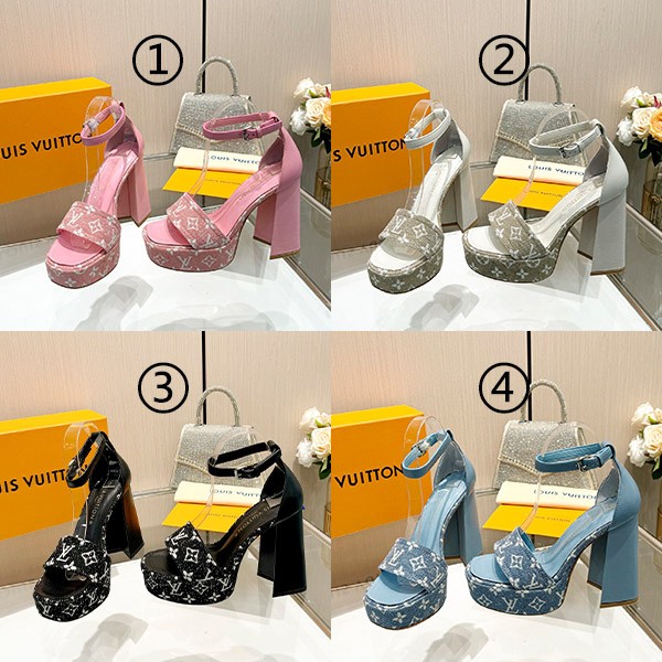 Louis Vuitton Fame Line Sandals Replica Heels 4 Colors 1aazc0 Louis Vuitton Fame Line Sandals Replica Heels 4 Colors 1aazc0