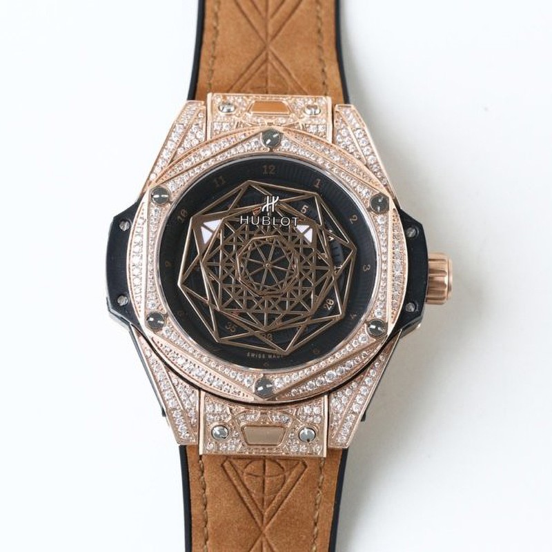 Rare Hublot Replica Big Bang Unico Sun Blue Titanium Pavé 415NX1112VR1704MXM Rare Hublot Replica Big Bang Unico Sun Blue Titanium Pavé 415NX1112VR1704MXM