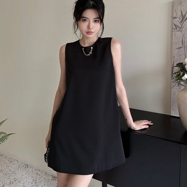 [Explosive cuteness]Louis Vuitton black dress parody vum36904