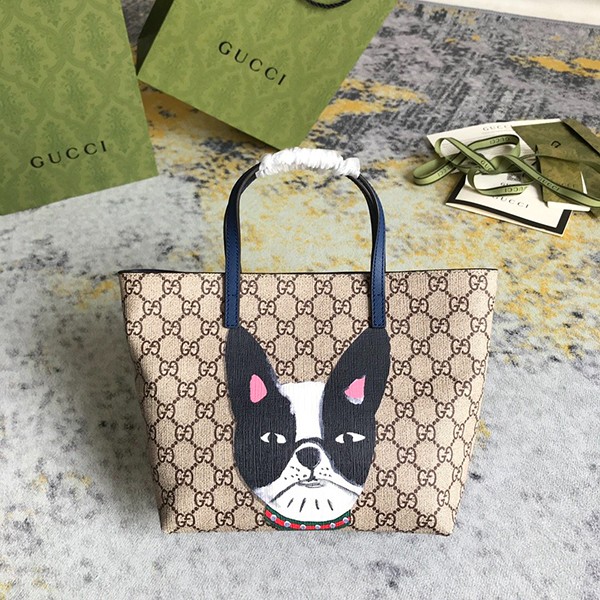 Gucci Replica GG Supreme Children's Dog Tote Bag gue30971
