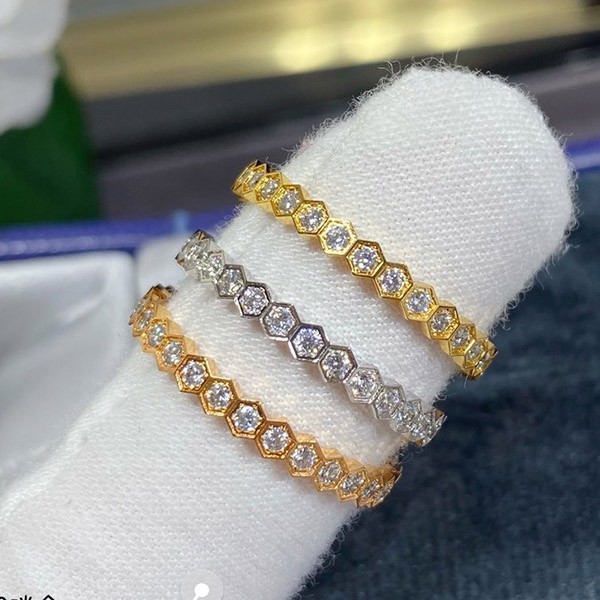 Chaumet Replica BEE MY LOVE "Bee My Love" Collection Honeycomb Ring shh92874