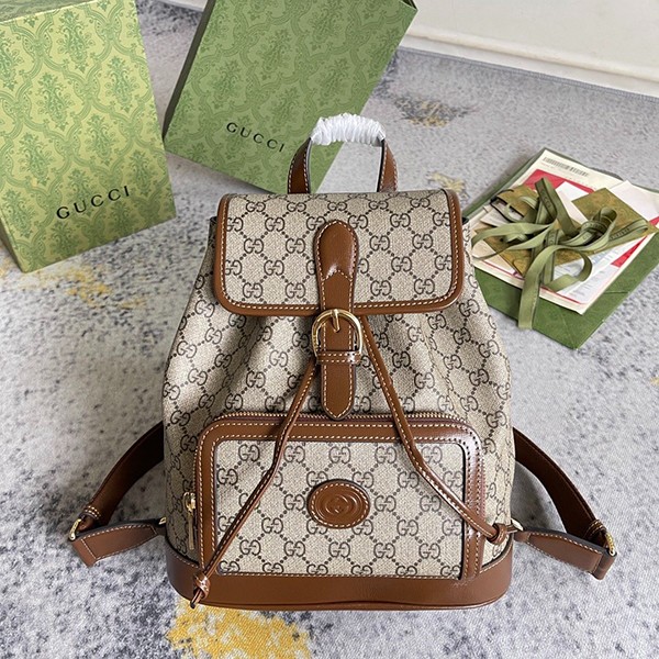 Gucci Backpack with Interlocking G - Cheap ★ Quick delivery! gug59503