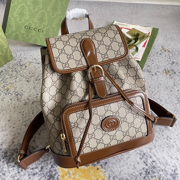 Gucci Backpack with Interlocking G - Cheap ★ Quick delivery! gug59503