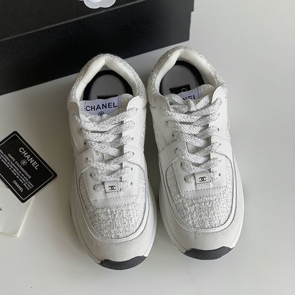 Chanel Fabric Suede Replica Calfskin Sneakers shb31988