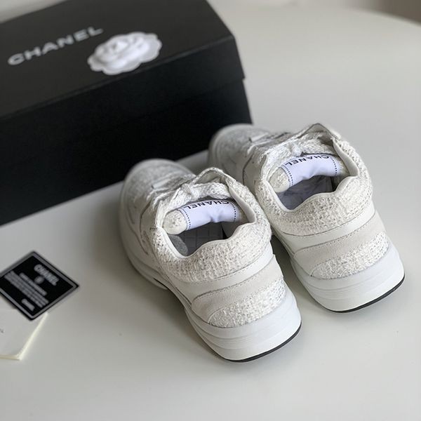 Chanel Fabric Suede Replica Calfskin Sneakers shb31988