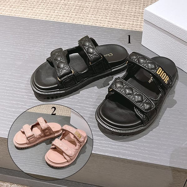 Luxury brand Dior Dior Act slide sandals grade n 2 colors dec53042