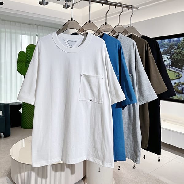 Express delivery Bottega Veneta cotton jersey pocket T-shirt grade n 5 colors boy38837