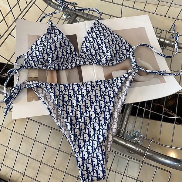 ★Popular in Japan! Dior bikini bottom top and bottom set swimsuit fake det43899