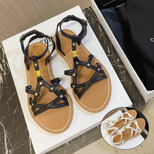 ★Popular in Japan! Celine Limpia Gladiator Sandals, Replica, 2 Colors, Cef50867 ★Popular in Japan! Celine Limpia Gladiator Sandals, Replica, 2 Colors, Cef50867