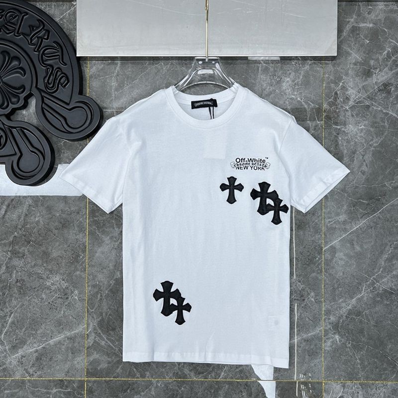 Popularity rising Chrome Hearts T-shirt parody unisex Kut58548 Popularity rising Chrome Hearts T-shirt parody unisex Kut58548