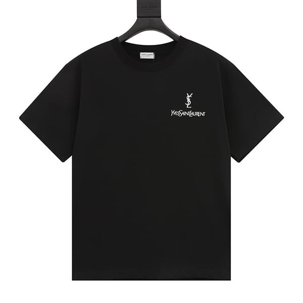 Latest and stylish Saint Laurent signature logo T-shirt replica Sac48325