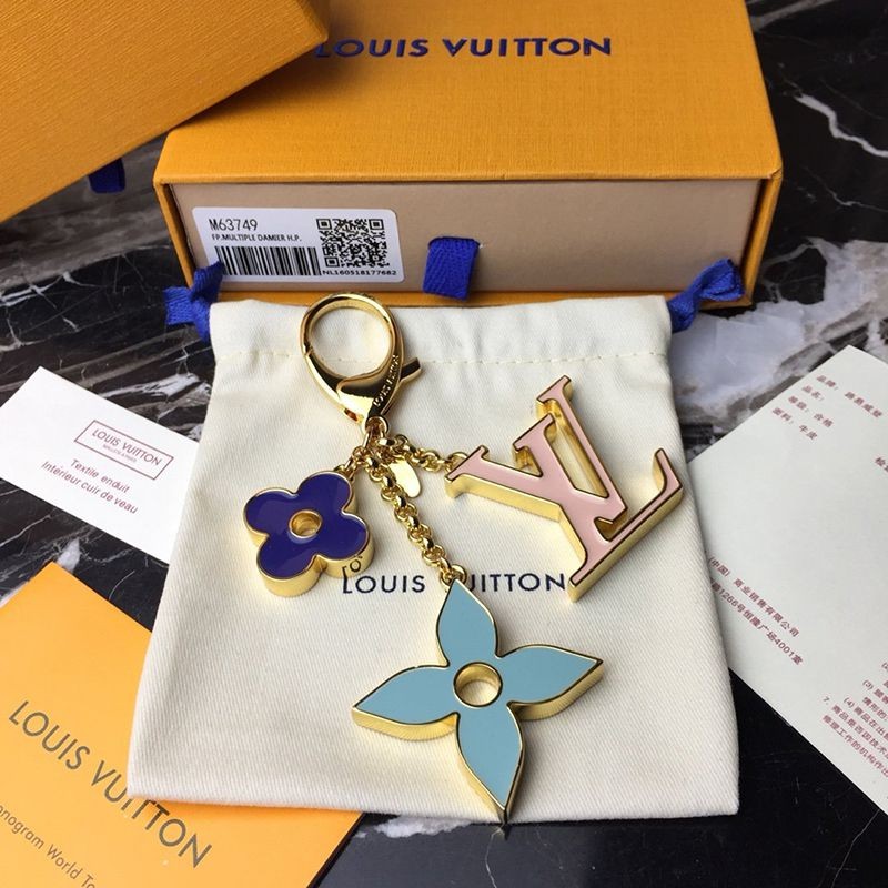 Eye-catching colorLouis Vuitton bag charm keychain replica vuu56779