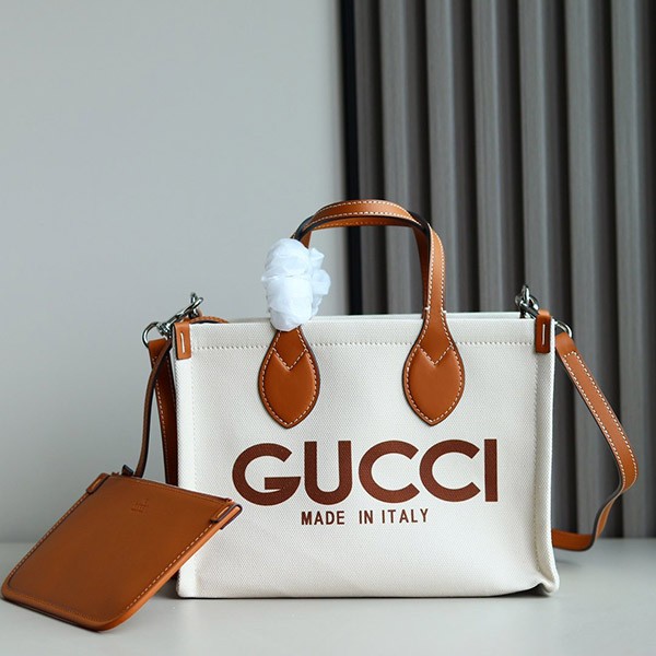 Attention ★ Gucci Print Mini Tote Bag Replica 772144