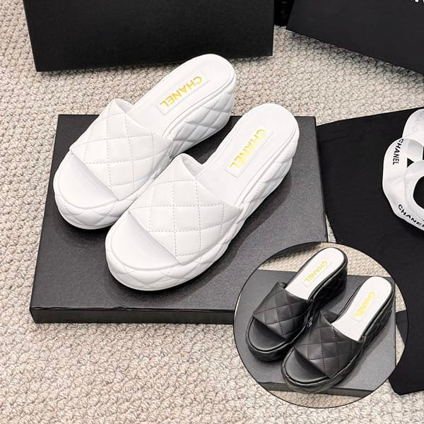 Free shipping Chanel n-grade sandals mules thick sole camellia 2 colors sho21151 Free shipping Chanel n-grade sandals mules thick sole camellia 2 colors sho21151