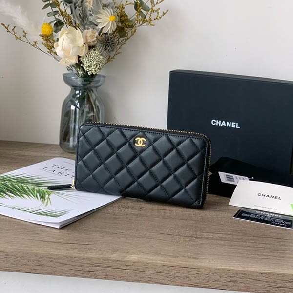 Chanel Long Wallet Replica ★Round Zipper shd77931